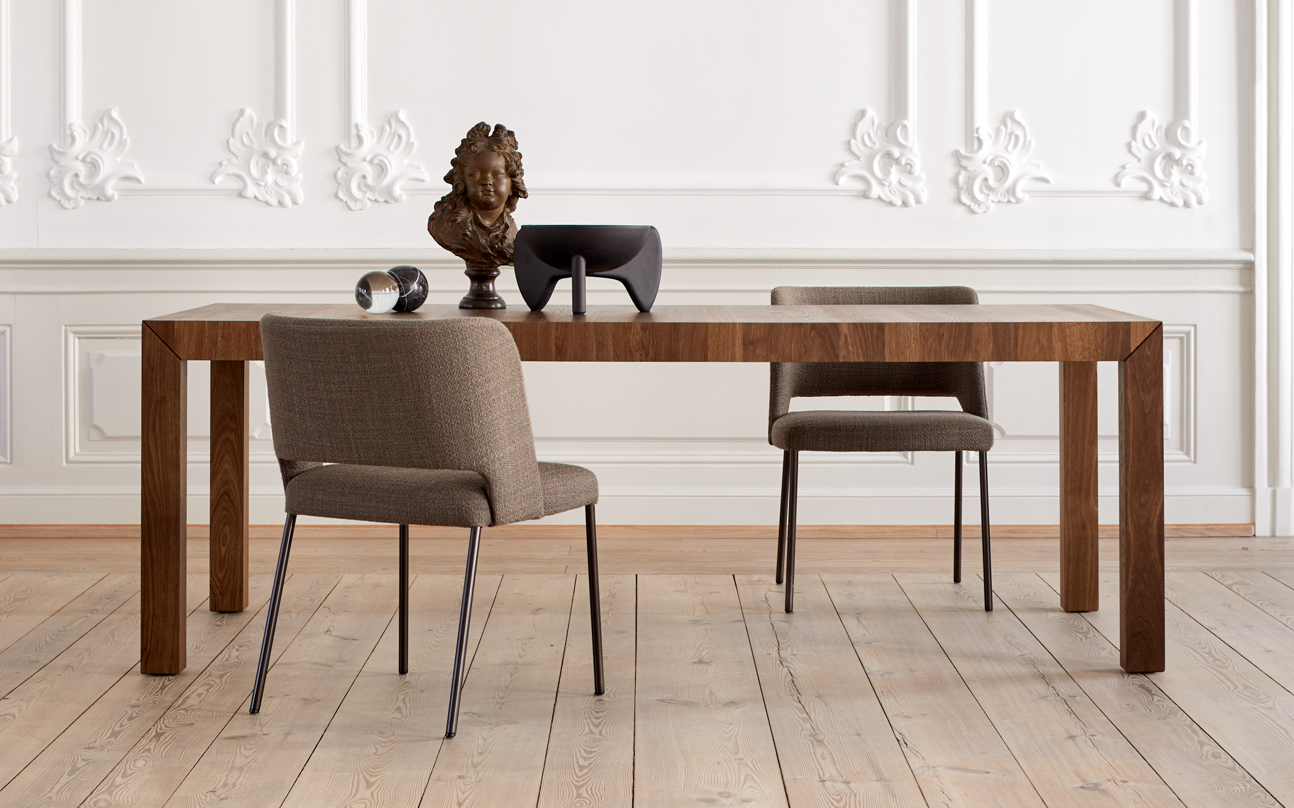 VOLTA – Extendable Solid Wood Dining Table by more
